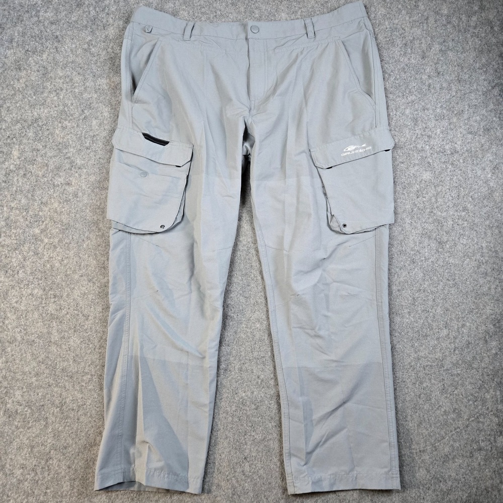 Grundens Breakwater Cargo Pants‎ Mens 42x30 Fishing Wind Rain Performance Nylon